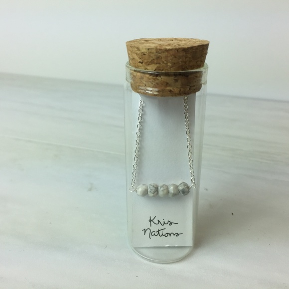 Kris Nations Jewelry - NEW Kris Nations Howlite Necklace FABFITFUN